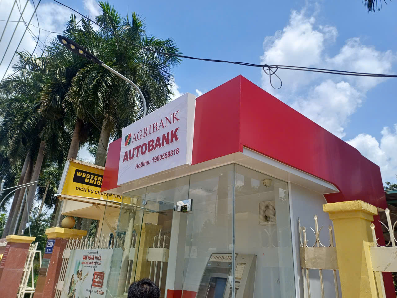 Thi Công Công Trình Trụ ATM AGIBANK