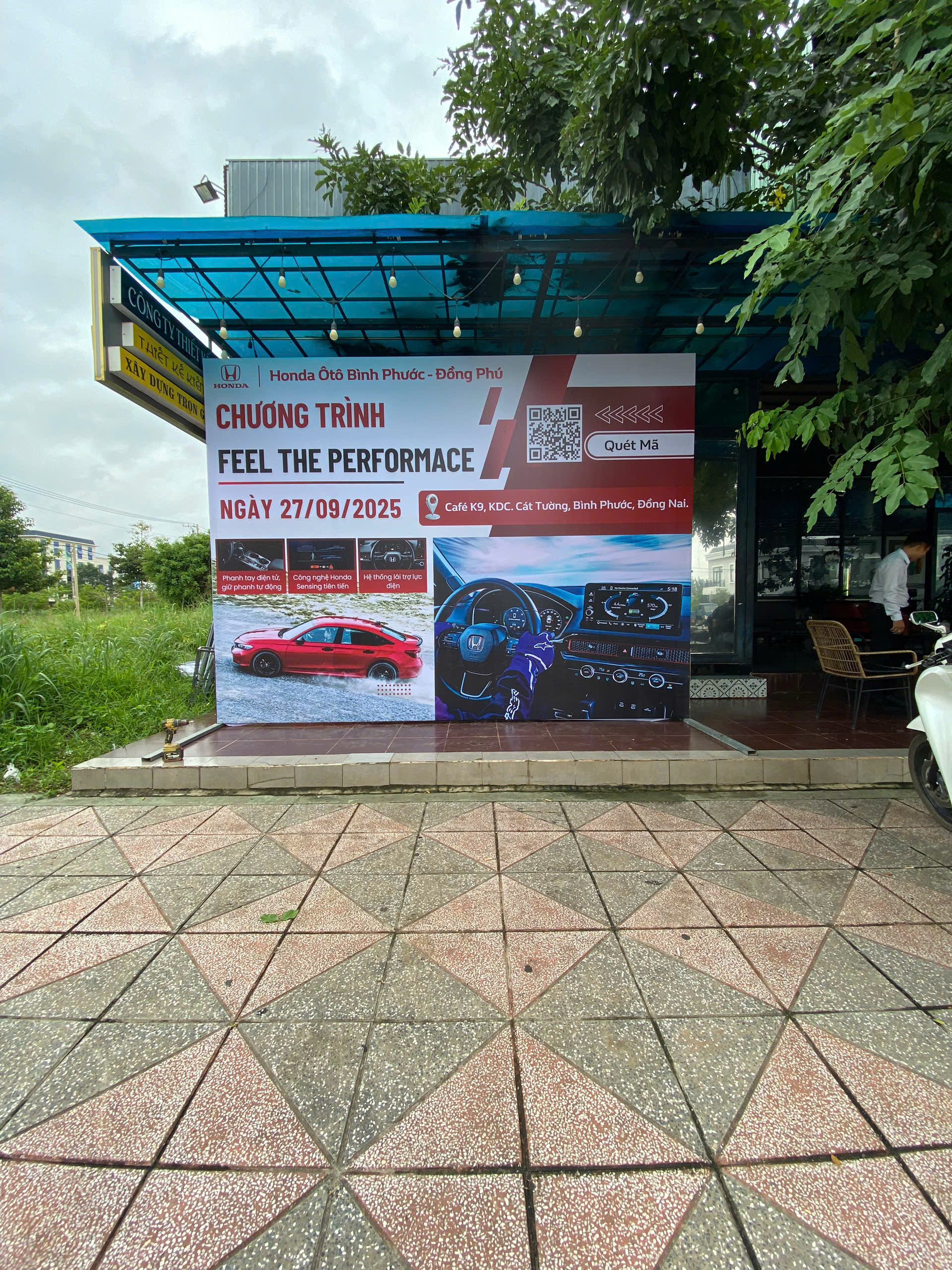 dự án thi công bảng bạt cho công ty HONDA BÌNH PHƯỚC CŨ
