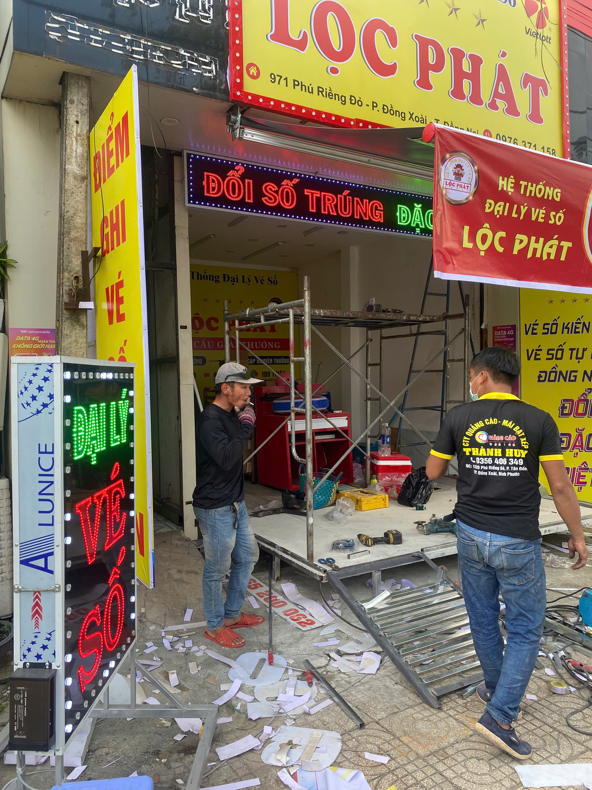 thi công công ty sổ xố